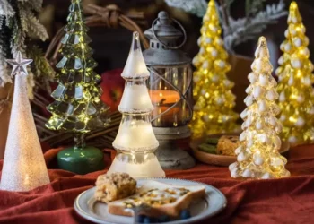 Create a Cozy Holiday Ambiance with This Glowing Mini LED Christmas Tree Decor