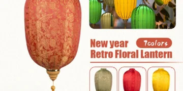 Elegant Waterproof Silk Lanterns Perfect for Festive Outdoor Decorations