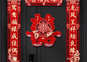 Enhance Your Wedding Entrance with Elegant Chinese Couplets for Men’s Celebrations