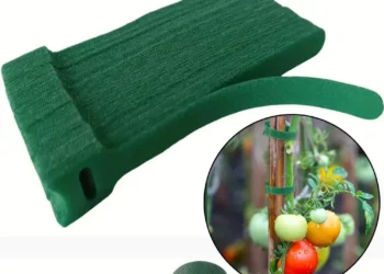 Versatile 100-Pack Reusable Garden Ties for Secure Plant Support and More