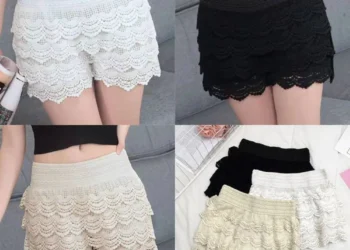 Stylish High-Waist Crochet Shorts for Women Perfect for Summer Comfort